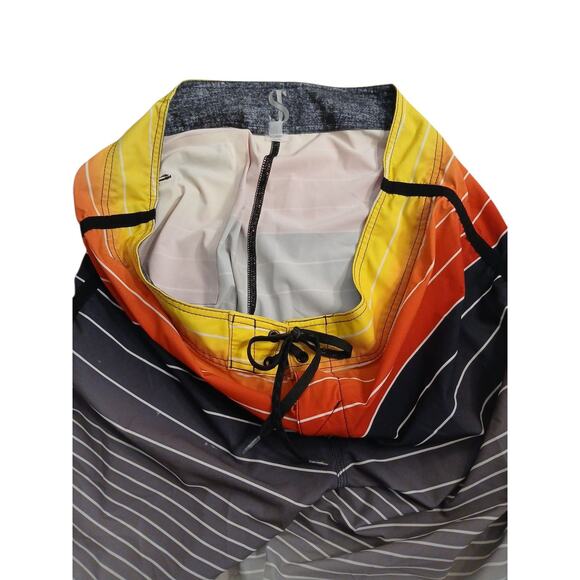 O'Neill Jordy Smith Freak Collection Board Shorts Mens 36 Rasta Raggae Tropical - Picture 5 of 16